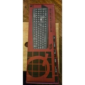 Q Micro Slim Cube Multimedia USB Keyboard - New in box